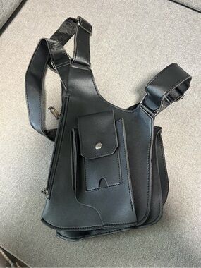 New Adjustable Anti-Theft Underarm Shoulder Bag PU Leather Wallet Holster Bag